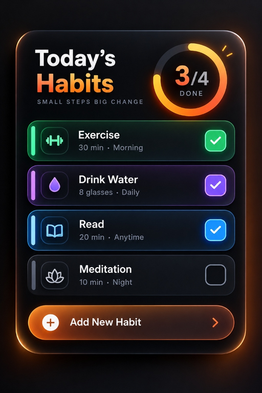 Today Progress Widget Preview